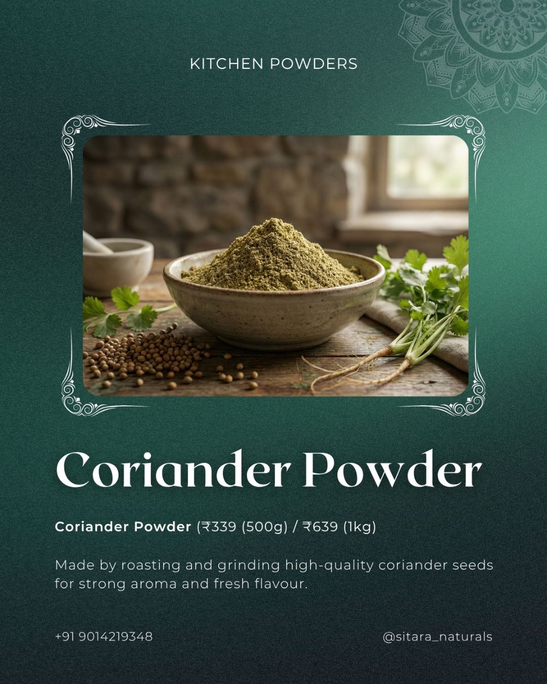 Sitara Naturals Product Catalogue